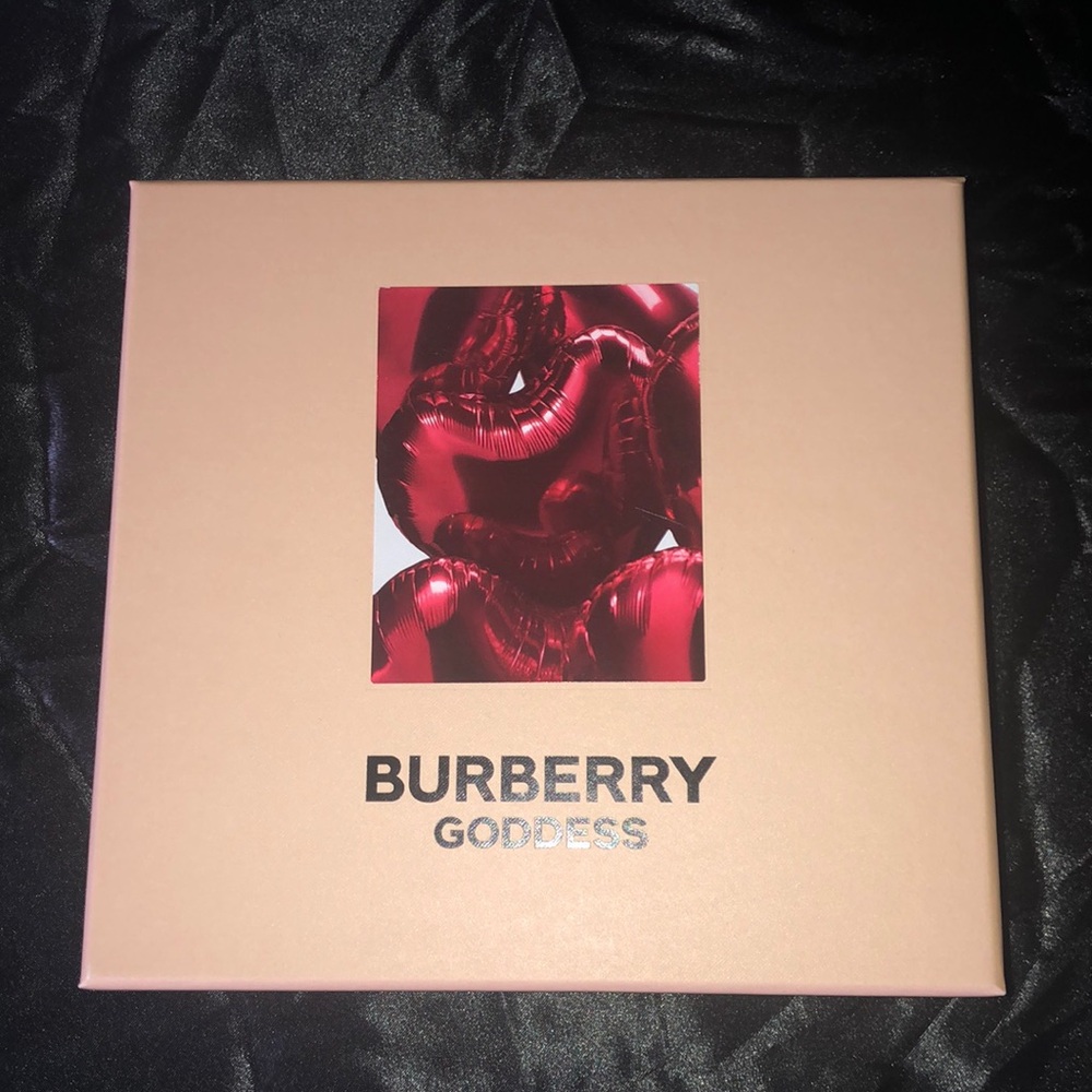 Burberry EMPTY Box for Storage in Limited Edition Red Hearts Balloon Print